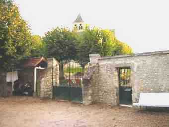 L'glise vue de l'auberge